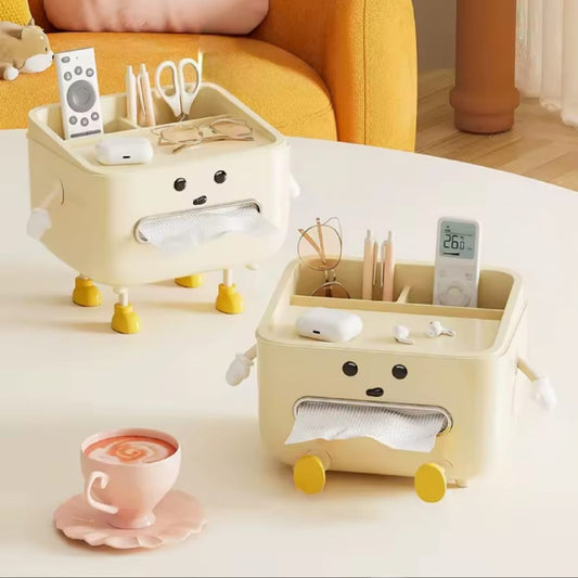 Papierhandtuchbox & Organizer – Stilvoller Tisch-Organizer für Wohnzimmer & Bad