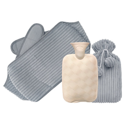 2 in 1 Fuß- & Wärmflasche – Flauschige Wärme für Füße, Rücken & Bauch